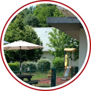 Jardin de la maison Ti Tomm située à Vezin le Coquet
